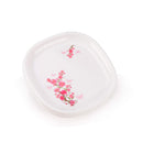 oliveware Set of 6 Square Printed Plate Big Pink