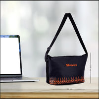 SOPL-OLIVEWARE Musk Glassware Lunchbox with Napkin & Steel Cutlery, Borosilicate Glass & Microwave Proof, Safety Lock Airtight Square Tiffin, 4 Container (2 * 320ml & 2 * 400ml) - Black&Orange