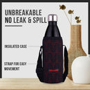 Oliveware Camo Vaccum Bottle with Sleeve, Stainless Steel (750ml), Hot and Cold, Insulated Bottle, Fit for Indoor & Outdoors - Black