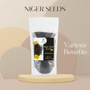 Nxtgen Ayurveda Niger Seeds Raw | Pack of 2 | 200g Each | Ramtil | Guizotia Abyssinica