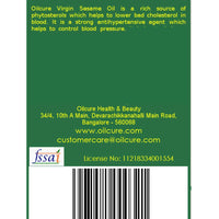 Oilcure Sesame Oil Cold Pressed 100 ml- Pack of 3 (300 ml)