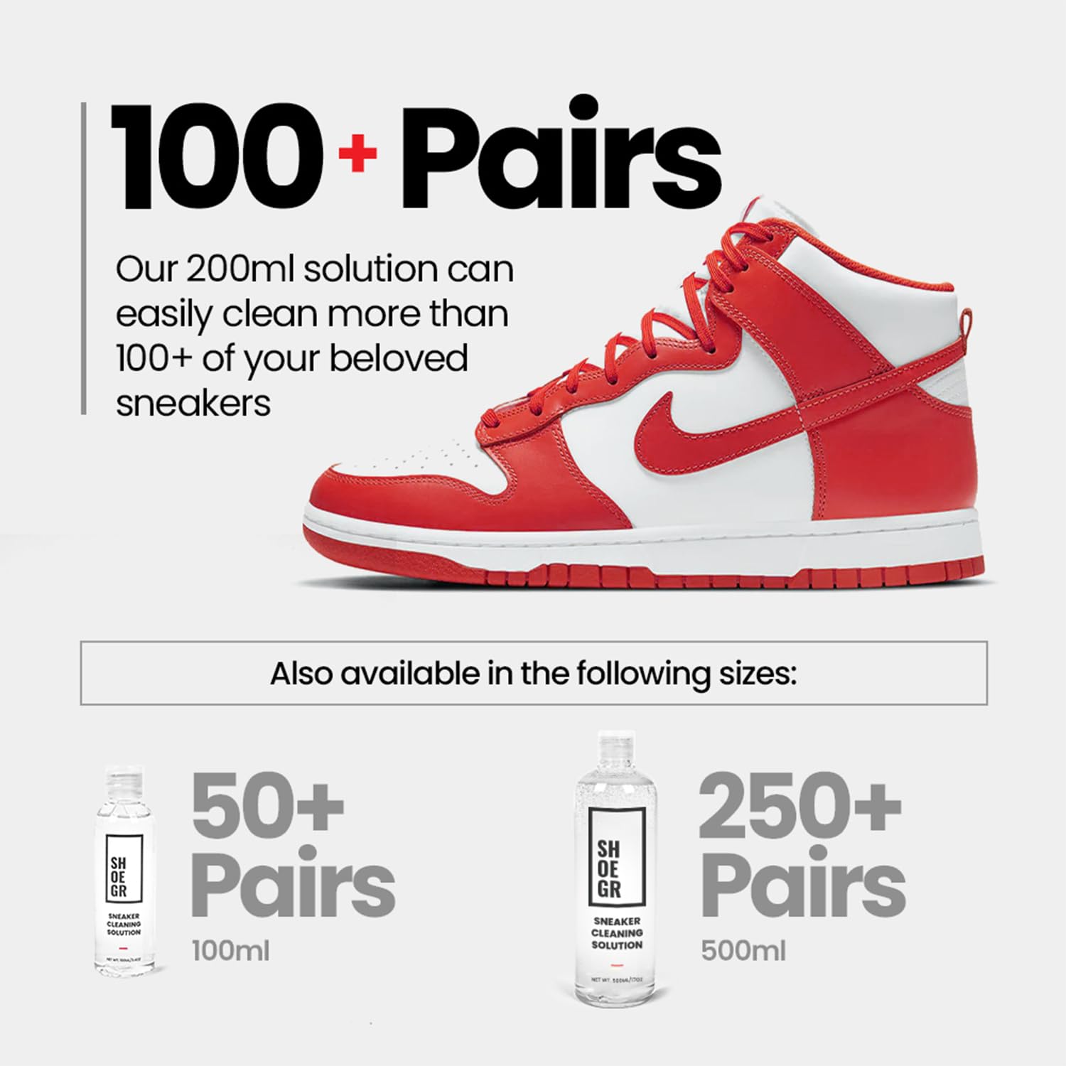 SHOEGR Shoe Cleaning Solution 100ml