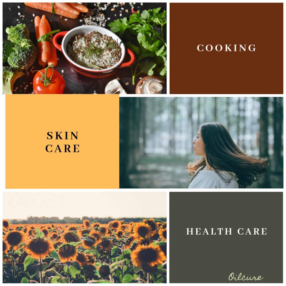 Oilcure Virgin Sunflower Oil Cold Pressed - 500 ml