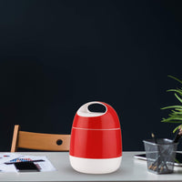 oliveware SOPL (Logo) with Device Marvel Lunch Box with Insulated Box, 3 Stainless Steel Containers 300ml Each, Leak Proof & Sturdy - Cherry