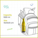 SOPL-OLIVEWARE Freshy Water Bottle with Better Grip, 1000 ml Bottle, BPA Free & Leak Proof, For Home, Office & Gym use - Green