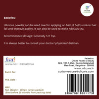 Nxtgen Ayurveda Hibiscus Powder - 100 GMS (Pure & Natural)