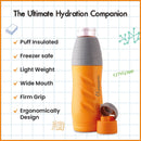 SOPL-OLIVEWARE Eagle Water Bottle with Better Grip, 650 ml Bottle, BPA Free & Leak Proof, For Home, Office & Gym use - Yellow