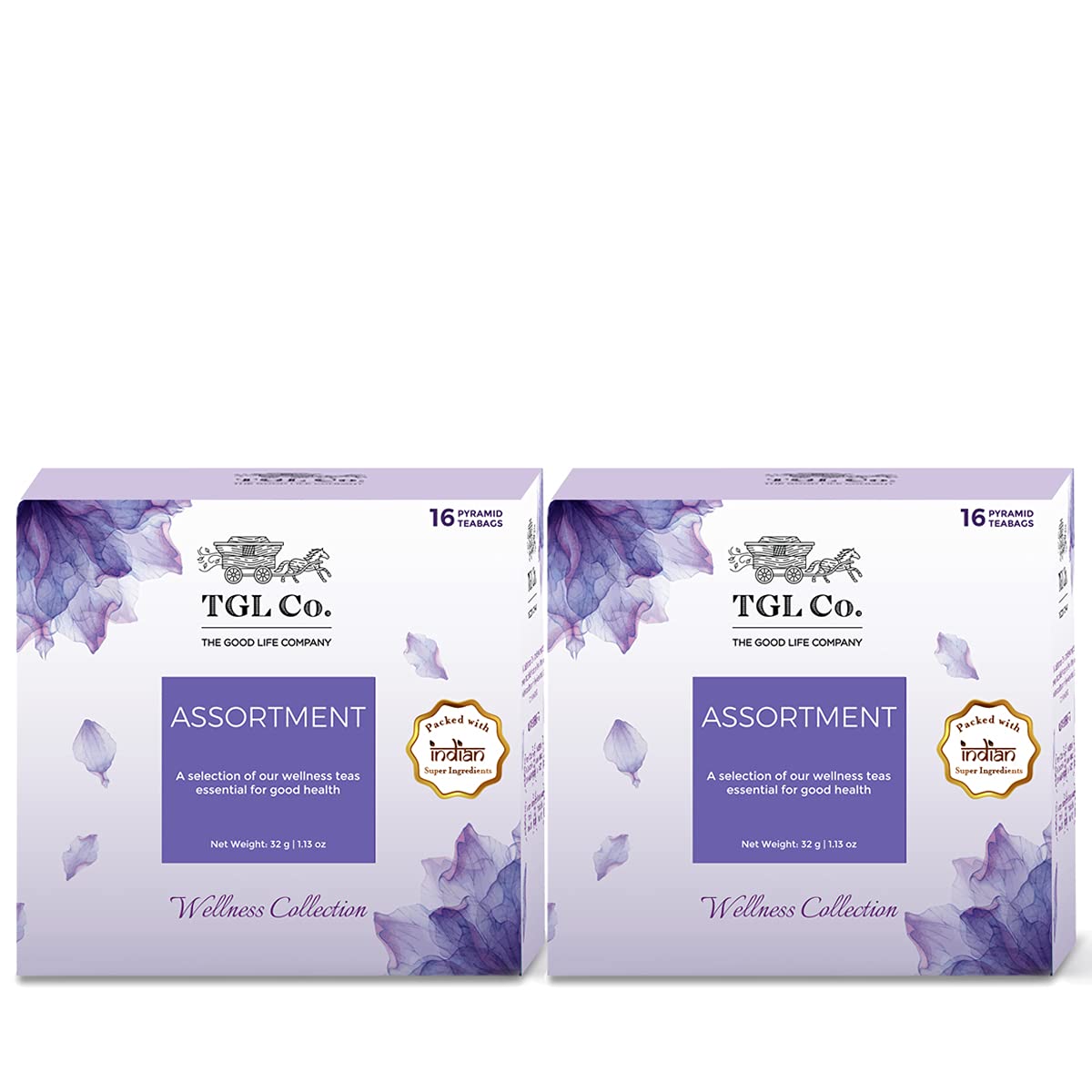 Wellness - Assortment Green Tea (16 Tea Bags) Pack of 2