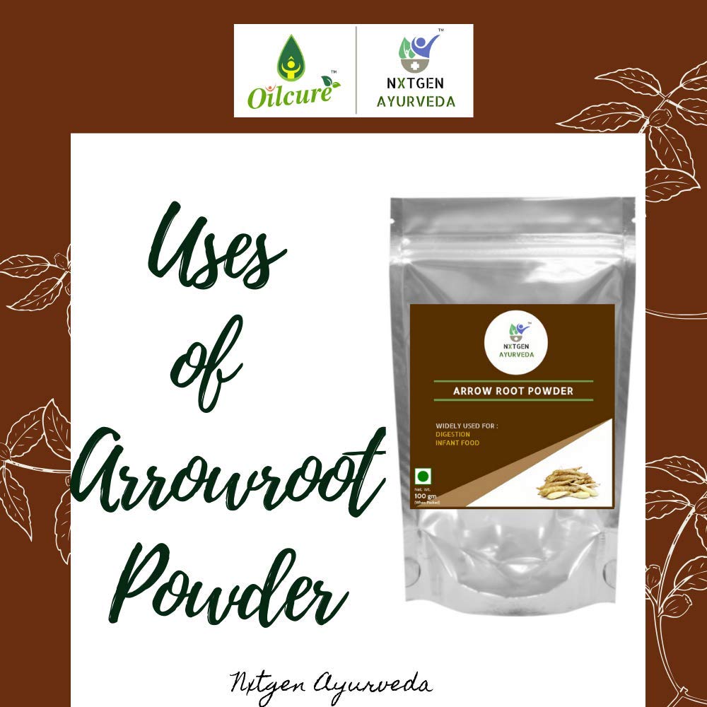 Nxtgen Ayurveda Arrowroot Powder | 100gms | Ararot | Pure