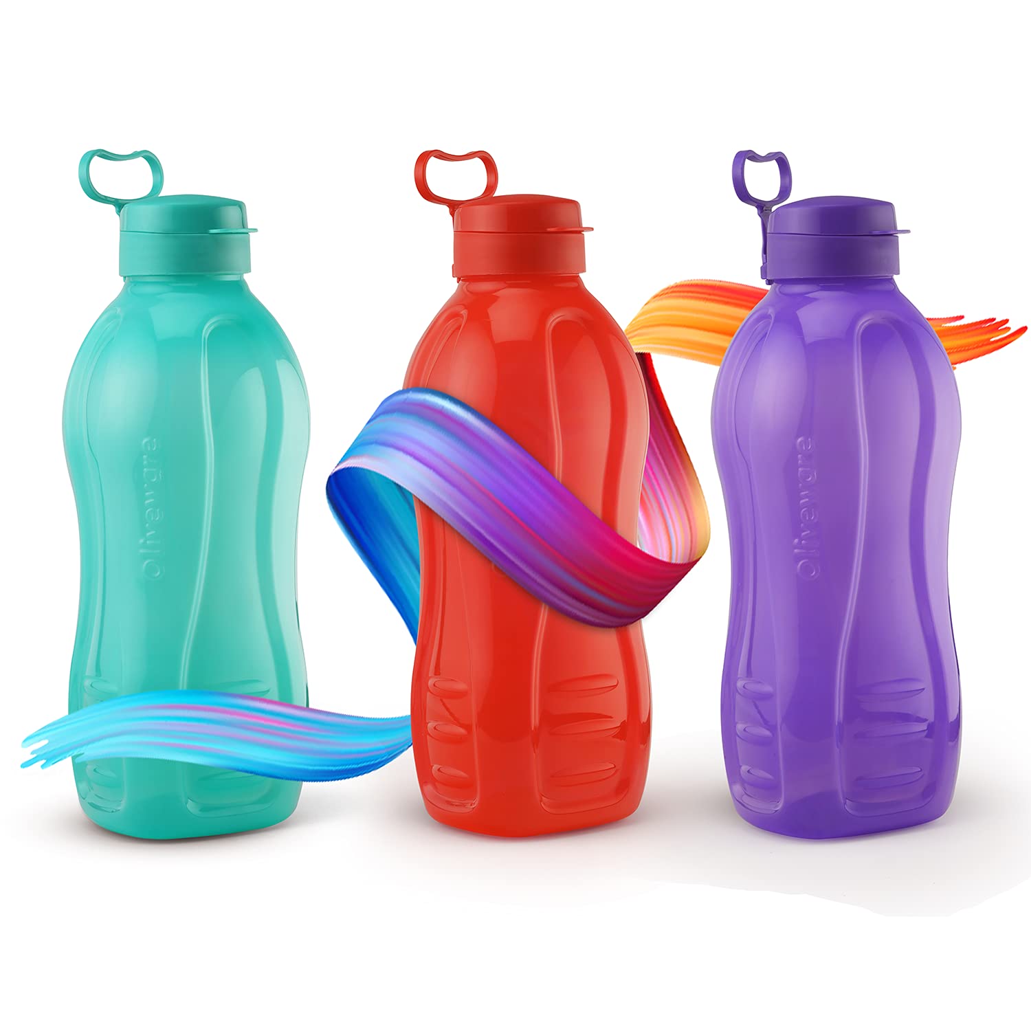 Oliveware Jumbo 2 Liter Red Water Bottle