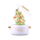 SOPL-OLIVEWARE Fresco Insulated Casserole, Inside Stainless Steel Keep Food Warm, BPA Free, Set of 1 (2000 ml Capacity) - White