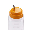 oliveware Oil Dispenser - Yellow | Easy to Pour | Leak-Proof | Oil Container Transparent | 1000 ml Capacity | Anti Skid & No Spill Bottle