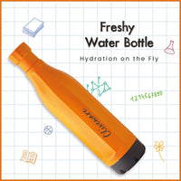 SOPL-OLIVEWARE Freshy Water Bottle with Better Grip, 1000 ml Bottle, BPA Free & Leak Proof, For Home, Office & Gym use - Yellow