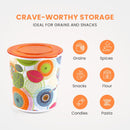 SOPL-OLIVEWARE Desire Food Container | Set of 3 Containers | Airtight | For Storing Spices, Snacks, Grains, Dals