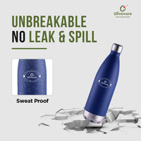 SOPL-OLIVEWARE Swing Vacuum Double Wall Water Bottle with Handle, Stainless Steel (1800 ml), Hot & Cold, Insulated Bottle, Fit for Indoor & Outdoors - Silver