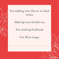 Nxtgen Ayurveda Rose Petals Dried | 100g | Gulab Patti Edible | Sun Dried