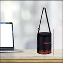 SOPL-OLIVEWARE Dazzle Glassware Round Lunchbox | with Napkin & Steel Spoon | Borosilicate Glass | Microwave Proof | Set of 3 (400ml)