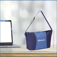 SOPL-OLIVEWARE Olive Glass Lunch Box, Insulated Fabric Bag, Leak Proof & Microwave Safe, Borosilicate Glass, Set of 4 (2 * 320ml & 2 * 400ml) - Blue