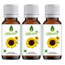 Oilcure Sunflower Oil Cold Pressed 100 ml- Pack of 3 (300 ml)