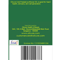 Oilcure Virgin Sunflower Oil Cold Pressed - 500 ml