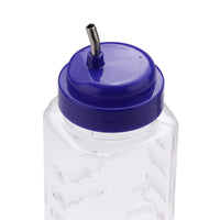 oliveware Oil Dispenser - Blue | Easy to Pour | Leak-Proof | Oil Container Transparent | 1000 ml Capacity | Anti Skid & No Spill Bottle