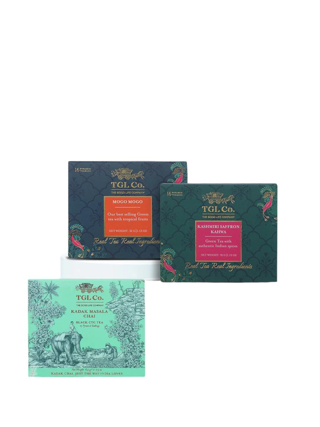 Winter Combo Green Tea Pack (16 Tea Bags) Pack of 3