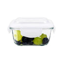 Oliveware Food Storage Container | Square Container | 320ml| Air-Tight Fridge Organizer Case | BPA-Free Locking Lids | Microwave & Freezer Safe | Leak Proof Food Storage Meal Prep Containers