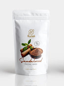 Rozhub Naturals Sandalwood Facial Wax Powder - Silky Smooth Skin Awaits - 100g