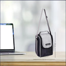 SOPL-OLIVEWARE Duke Glassware Lunchbox, Borosilicate Glass & Microwave Proof, Safety Lock Airtight Lid, 3 Container with 320ml Each - Black