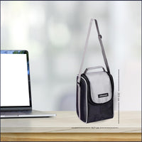 SOPL-OLIVEWARE Duke Glassware Lunchbox, Borosilicate Glass & Microwave Proof, Safety Lock Airtight Lid, 3 Container with 320ml Each - Black