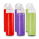 oliveware Hercules Water Bottle, BPA Free & Leak Proof, Durable Plastic, for Home & Office Use, With Easy Grip handle, 750 ml Capacity, Set of 6 (Multi)