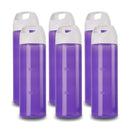 oliveware Hercules Water Bottle | Durable Plastic | Fits Bags & Fridge | 750 Ml Capacity | for Home & Office Use | With Easy Grip handle (Violet, 6)