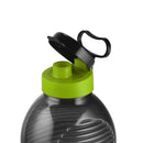 oliveware King Premium Plastic Water Bottle, Sturdy with Holder, Better Grip, BPA Free with 100% Leak Proof, 2 Litre Bottle, Set of 1 - (Black_Green)