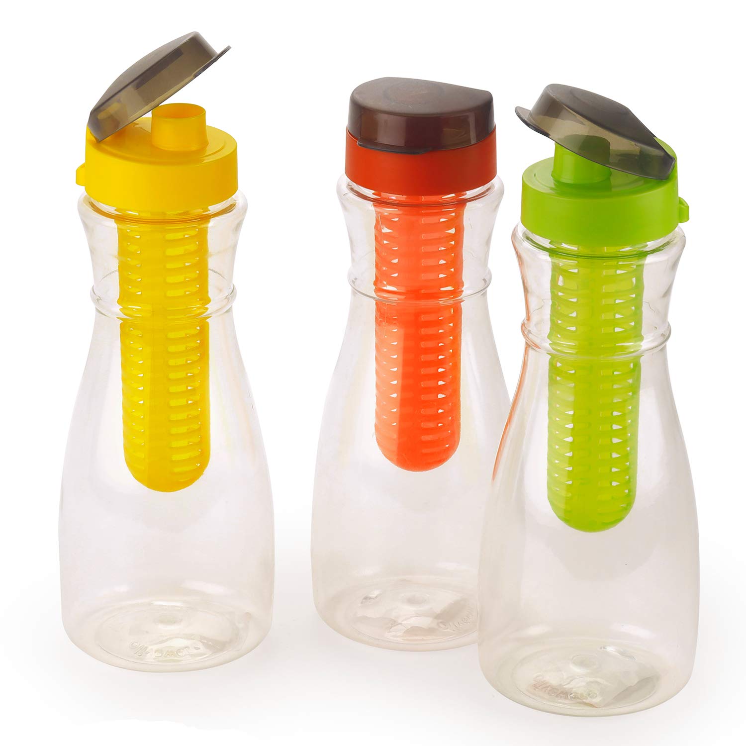 Oliveware Infuser Jug | 1000 Ml | Plastic | Removable Core & Lid | BPA Free | for Fruit & Tea Infusion | Dishwasher & Fridge Safe | Green