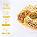 Oliveware Plastic Dry Fruit Candy Container - Yellow