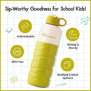 SOPL-OLIVEWARE Smash Water Bottle with Better Grip, 500 ml Bottle, BPA Free & Leak Proof, For Home, Office & Gym use - Green