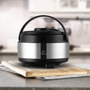 oliveware Supremo Casseroless Thermosteel & Double Wall Insulation (1200 ml) with Insulated Lid Keep Food Hot, Stainless Steel with Carry Handle