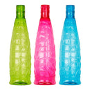 oliveware Stunning Range Premium PET Water Bottle With Better Grip, BPA Free & 100% Leak Proof, 1 Litre Bottle, For Home & Office Use, Pack of 3 - Multi