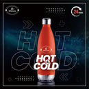 SOPL-OLIVEWARE Sigma Vacuum Double Wall Bottle, Stainless Steel, Hot & Cold, Insulated Bottle, Fit for Indoor & Outdoors (500 Ml, Orange)