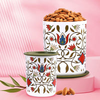 Oliveware Pasha Plastic Containers | BPA Free | For Rice, Dal, Atta & Flour | Set of 3 | Stackable Containers (2200ml, 1350ml & 850ml) (Green)