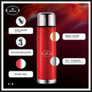 SOPL-OLIVEWARE Era Vacuum Double Wall Bottle, Stainless Steel (1000ml), Hot & Cold, Insulated Bottle, Fit for Indoor & Outdoors - Red