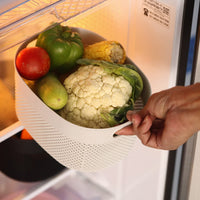 Oliveware Bingo Basket BPA Free Stackable Storage Organisers With Lids, For Clothes, Toys, Stationary, Set of 2 (Small) - 3.24Litere (Pink)