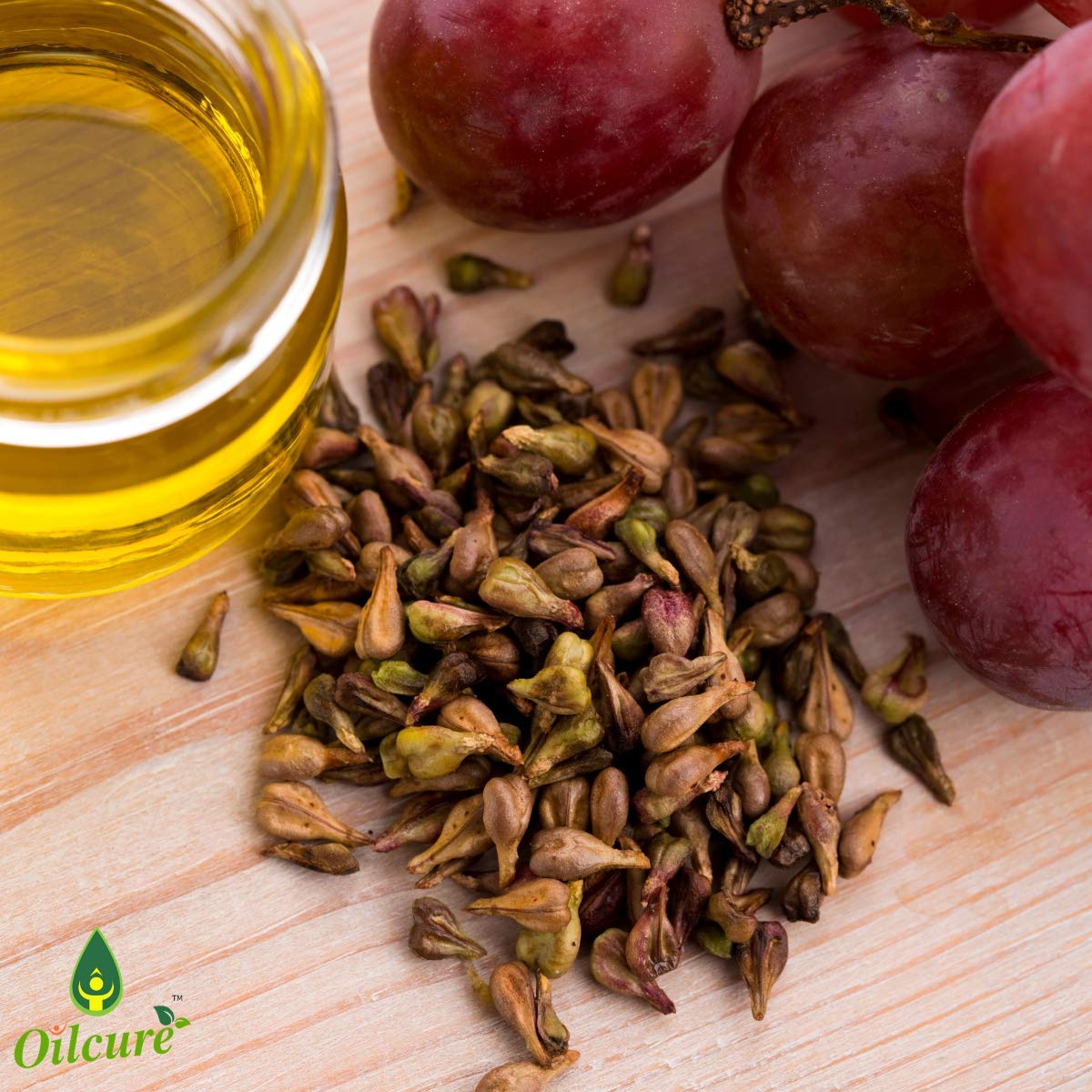 Oilcure Grape Seed Oil | 30 ml | Carrier Oil | Therapeutic Grade