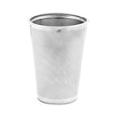 Glass Tea Mug With Steel Infuser - Silver Lid - 500 Ml