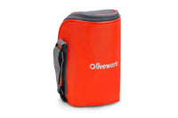 SOPL-OLIVEWARE Boss Stainless Steel Lunch Box, Microwave Safe & Leak Proof, 3 Ineer Steel Containers With Bpa Free Airtight Lids (290 Ml, 450 Ml, 600 Ml), Fabric Bag - Orange, 600 Milliliter