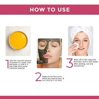 Rozhub Naturals Rose Petals Facial Wax Powder - Gentle Petal-Soft Skin at Your Fingertips - 100g