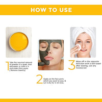Rozhub Naturals Orange Peel Facial Wax Powder - Brighten Your Skin with Zesty Smoothness - 100g