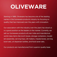 SOPL-OLIVEWARE Teso Pro Lunch Box With Steel Cutlery,3 Microwave Safe Inner Steel Containers With Bpa Free Lids(290Ml,450Ml&600Ml)Plastic Pickle Box(130Ml)Steel Water Bottle(750Ml)-Red,1470 Ml