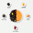 Rose Glow Black Tea Loose Leaf (100 Gm)