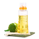 oliveware Oil Dispenser - Yellow | Easy to Pour | Leak-Proof | Oil Container Transparent | 1000 ml Capacity | Anti Skid & No Spill Bottle